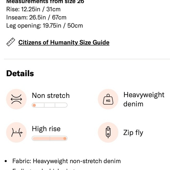 Citizens of Humanity - Gaucho Wide Leg Crop - Size 27 - Picture 6 of 13